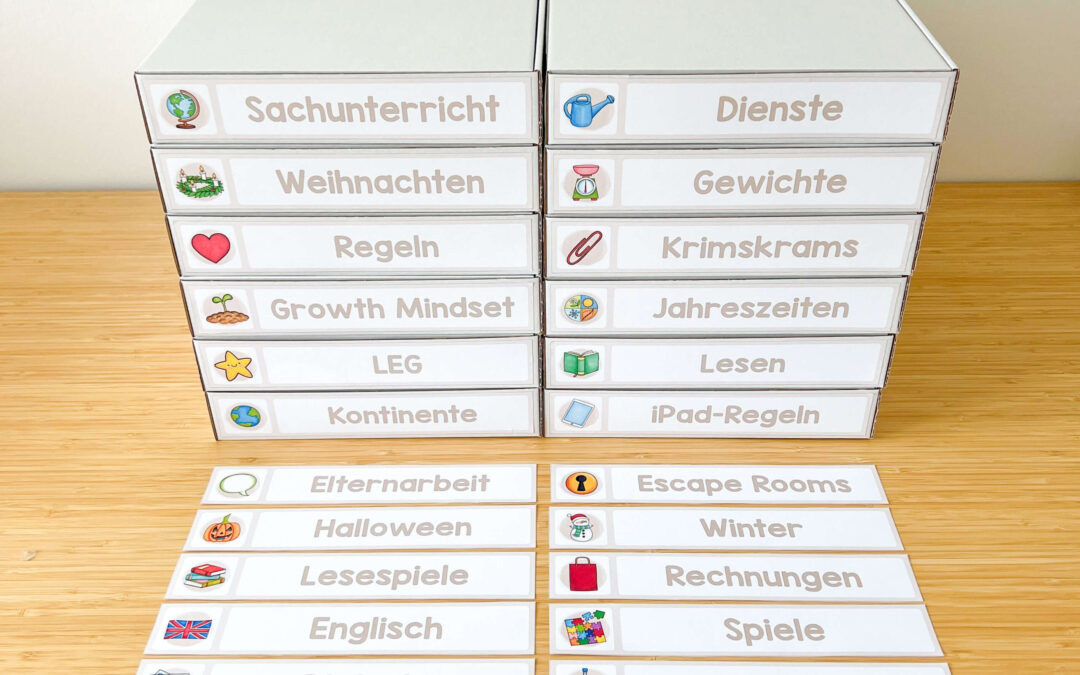 Maxibriefkartons in der Grundschule
