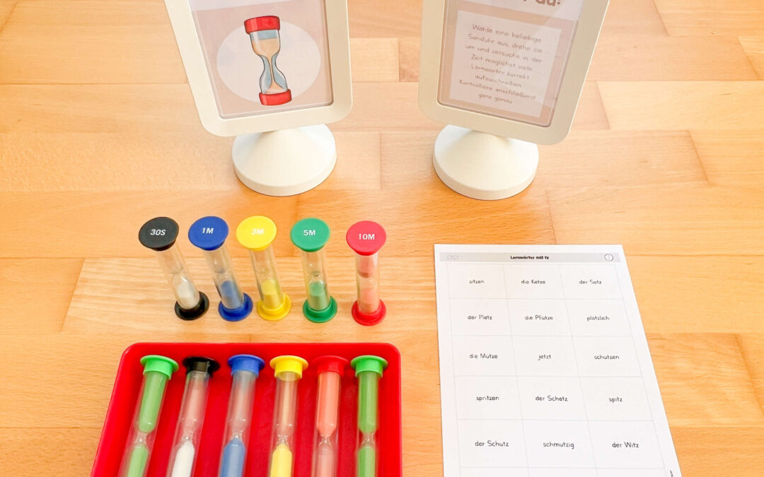 Lernwörterstation: Blitzdiktat