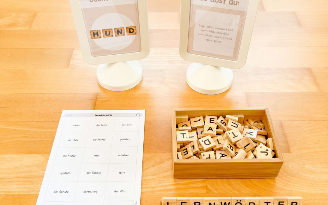 Lernwörterstation: Buchstabensuche
