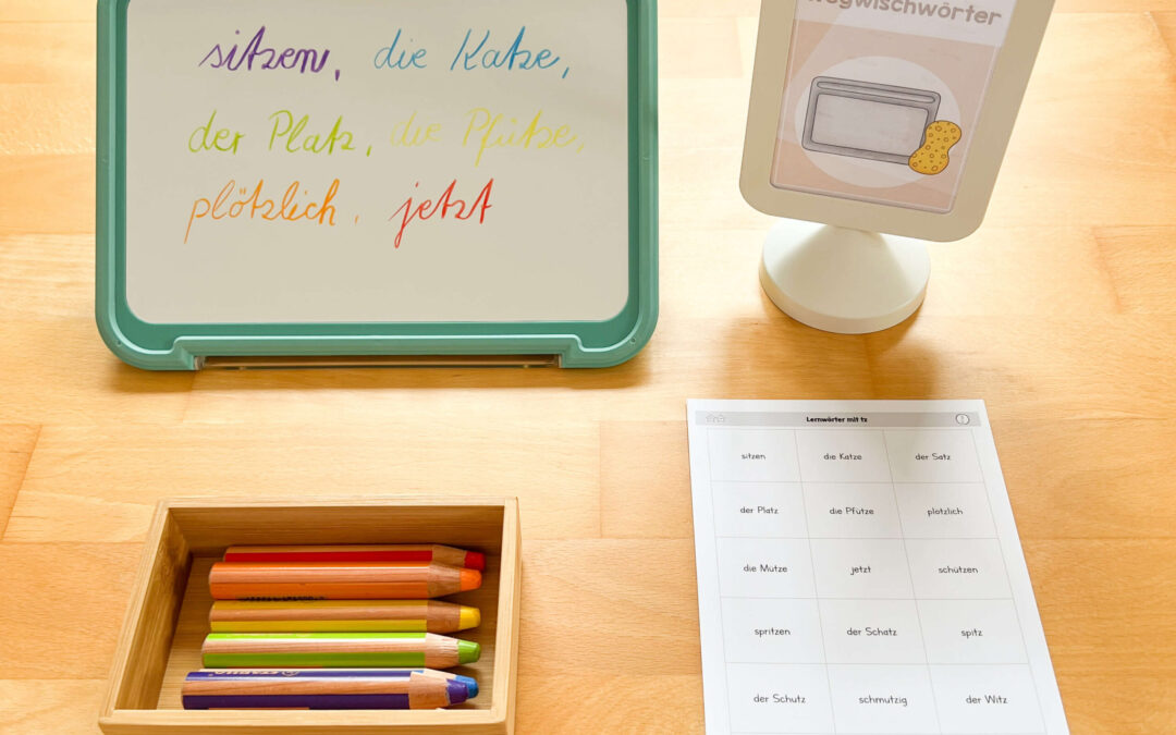 Lernwörterstation: Wegwischwörter