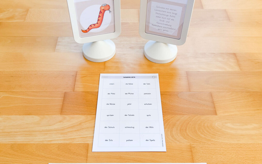 Lernwörterstation: Wortschlange