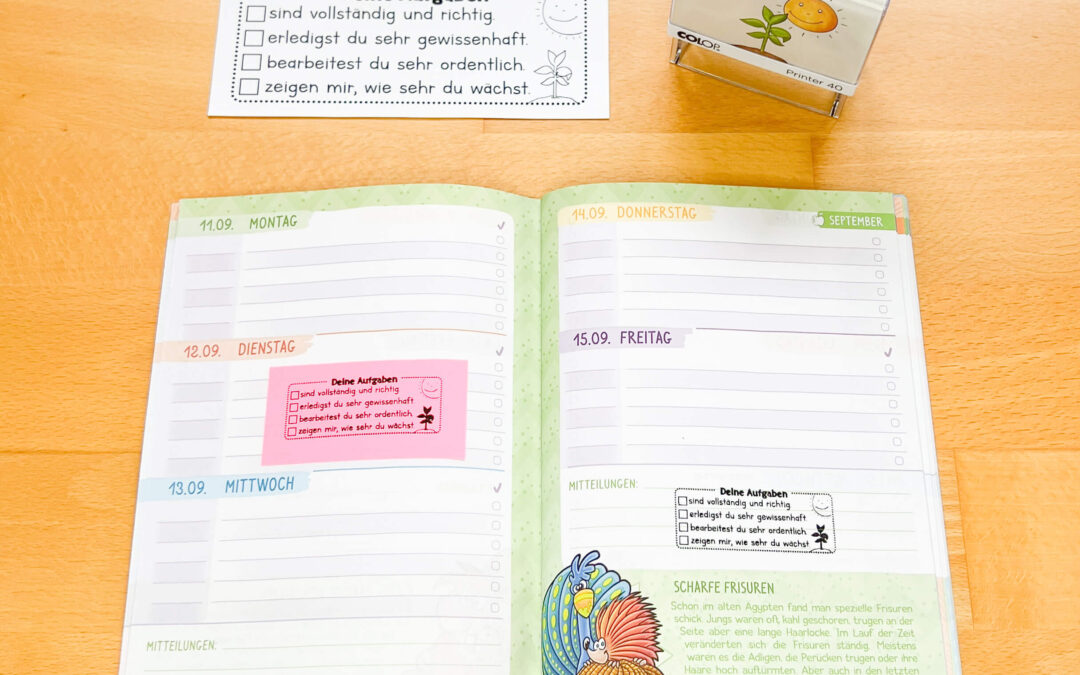 Stempel für positive Rückmeldungen