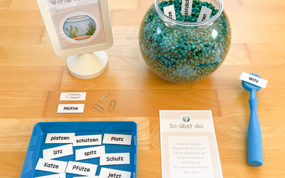 Lernwörterstation: Wörterfischen