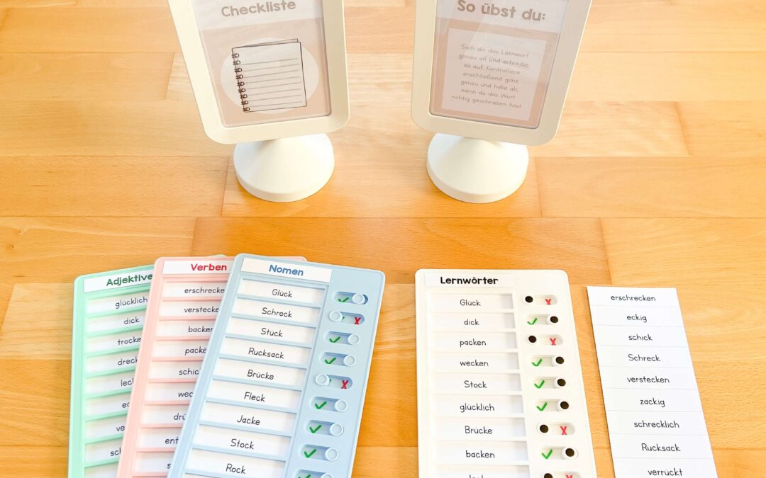 Lernwörterstation: Checkliste