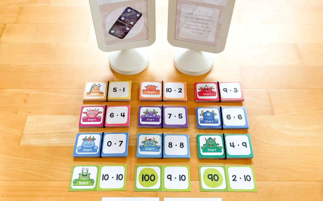 Einmaleins-Station: Domino