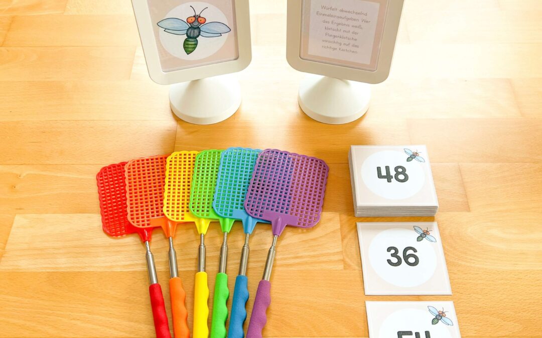 Einmaleins-Station: Fliegenklatsche